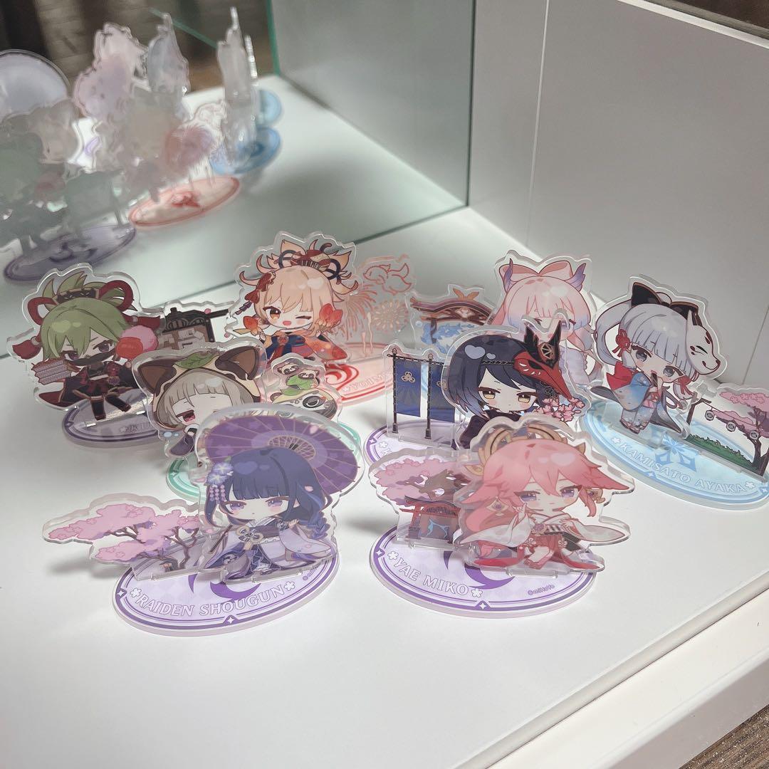 原神 稲妻 スイパラ アクリルスタンド コンプリートセット 原神