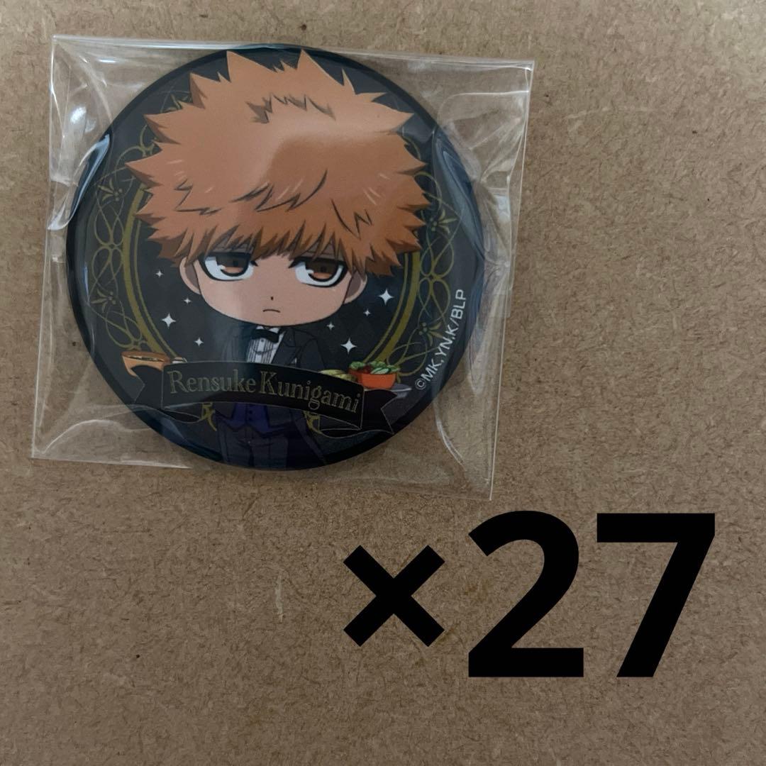 ブルーロック 國神 錬介 中外 コラボカフェ 執事ver. SD缶バッジ