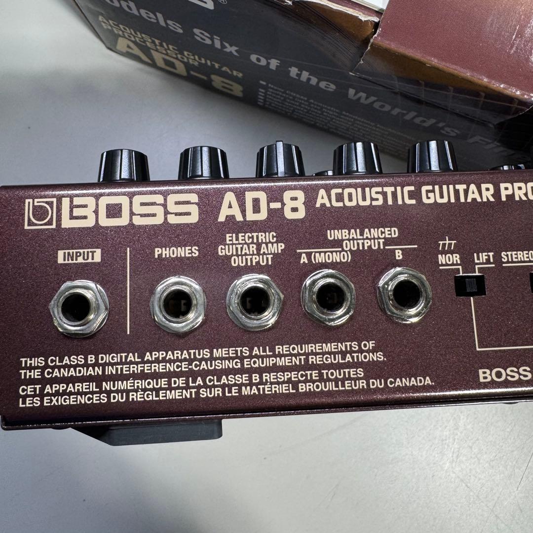 ジャンク品】BOSS AD-8 アコースティックギター エフェクター