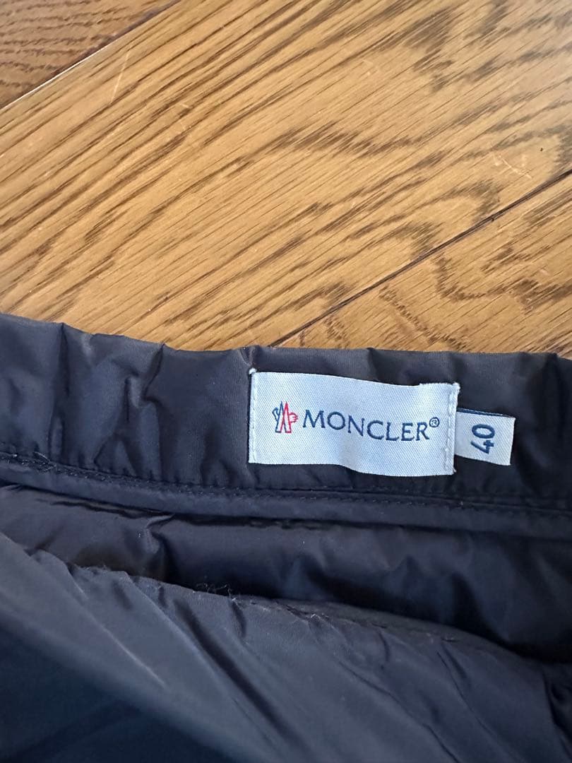 モンクレールキルティングダウンスカート ブラック