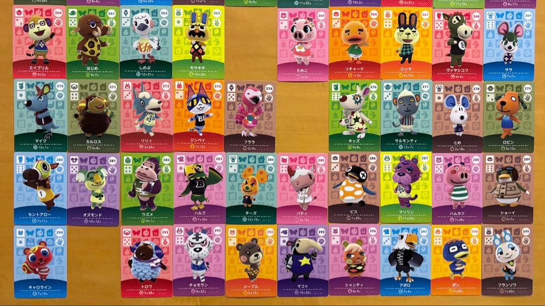 どうぶつの森 amiiboカード第3弾96枚セット未使用美品