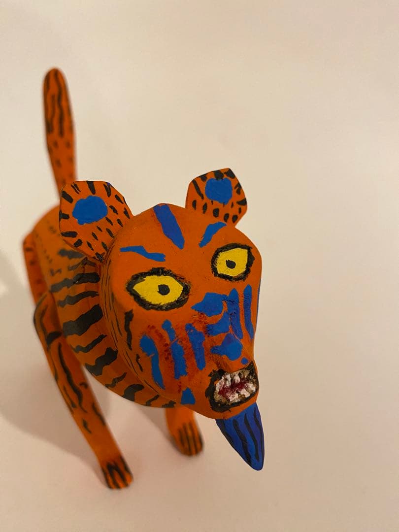 メキシコ工芸品 メキシカンクラフトアート 木彫り人形 人魚 木彫り人形