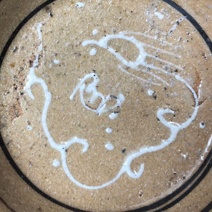 ◼️古美術品◼️蔵から出て来たかなりアンティークな古い年代物の器、陶器、茶道具？お皿