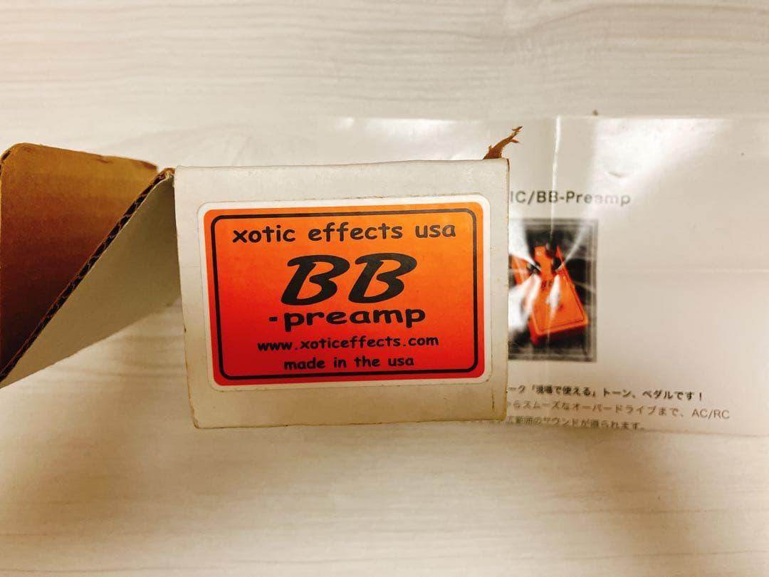 【特典有】Xotic BB-preamp 生産完了品
