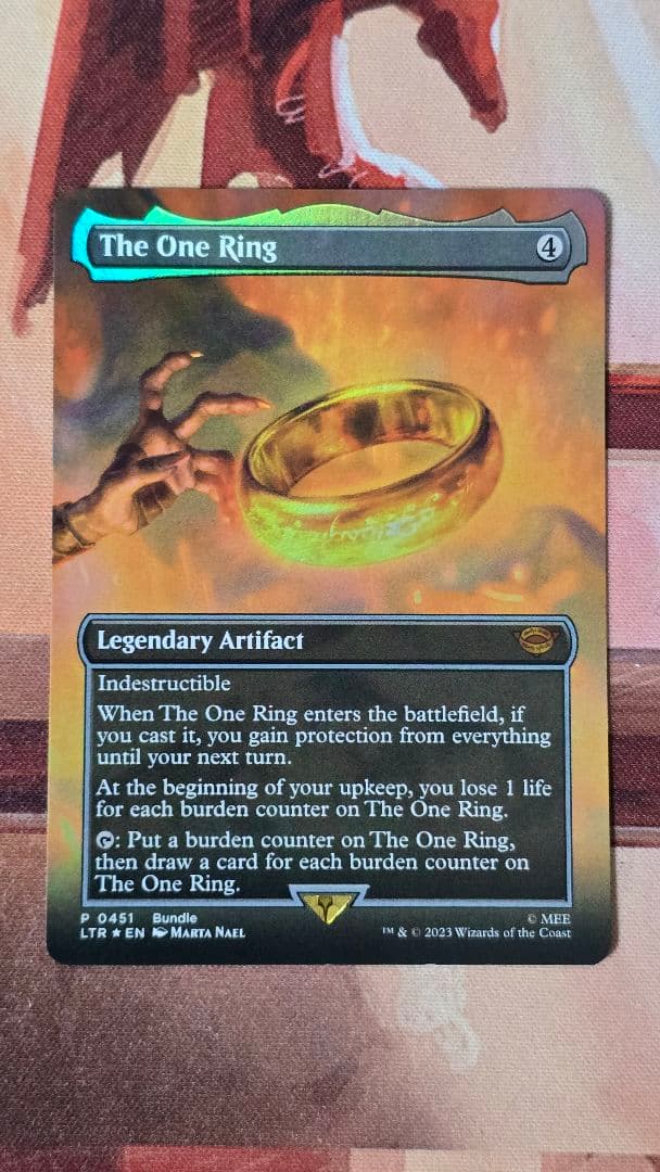 mtg 一つの指輪 bundle foil MTG 一つの指輪 バンドルプロモ 英語foil LTR MTG 一つの指輪 バンドル