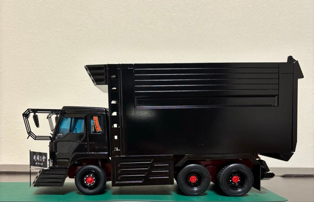 デコトラプラモデル アオシマ 1/32 海峡道塾 博道丸 完成品 デカ箱