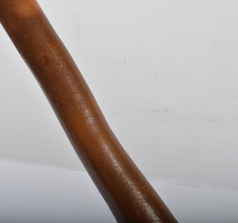 時代　瓢花入れ　瓢鶴首花生　銀蒔絵修繕枝文様　在銘　共箱 C　R4206