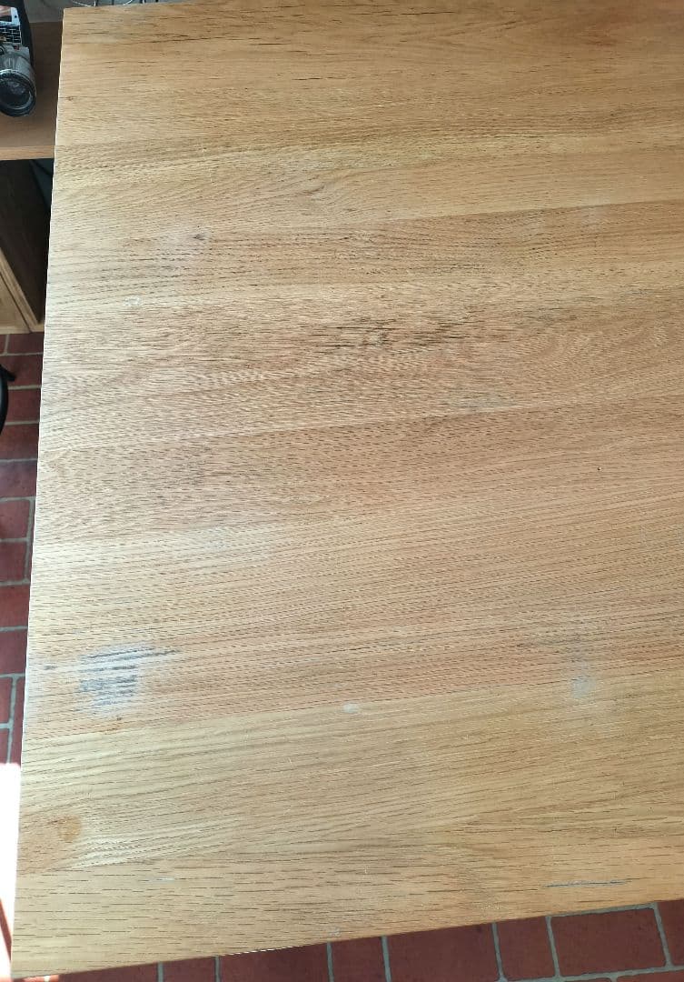 無印良品 MUJI 無垢材テーブル オーク材　幅80cm