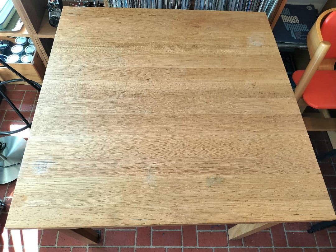 無印良品 MUJI 無垢材テーブル オーク材　幅80cm