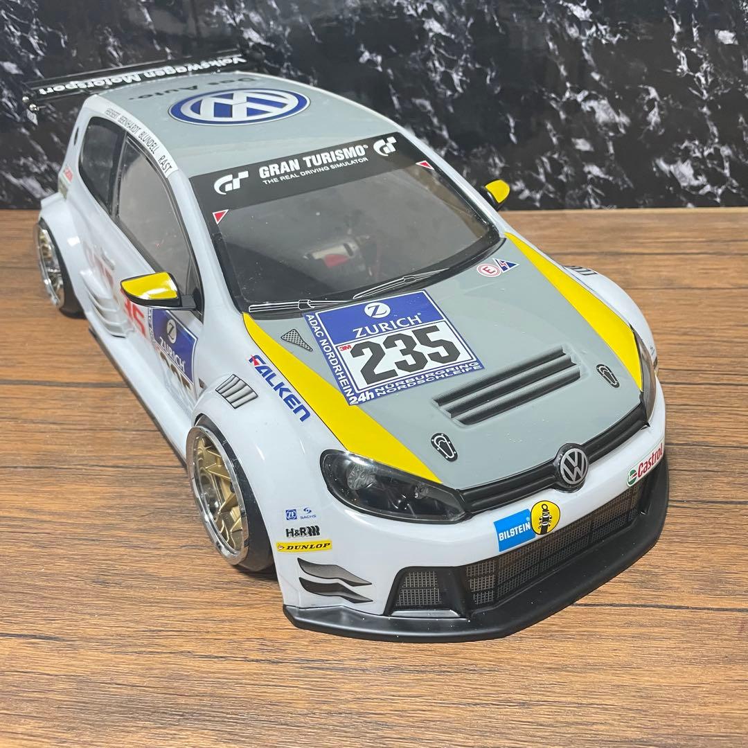 vw フォルクスワーゲン ゴルフ24 1/10ラジコンボディツーリング　タミヤ