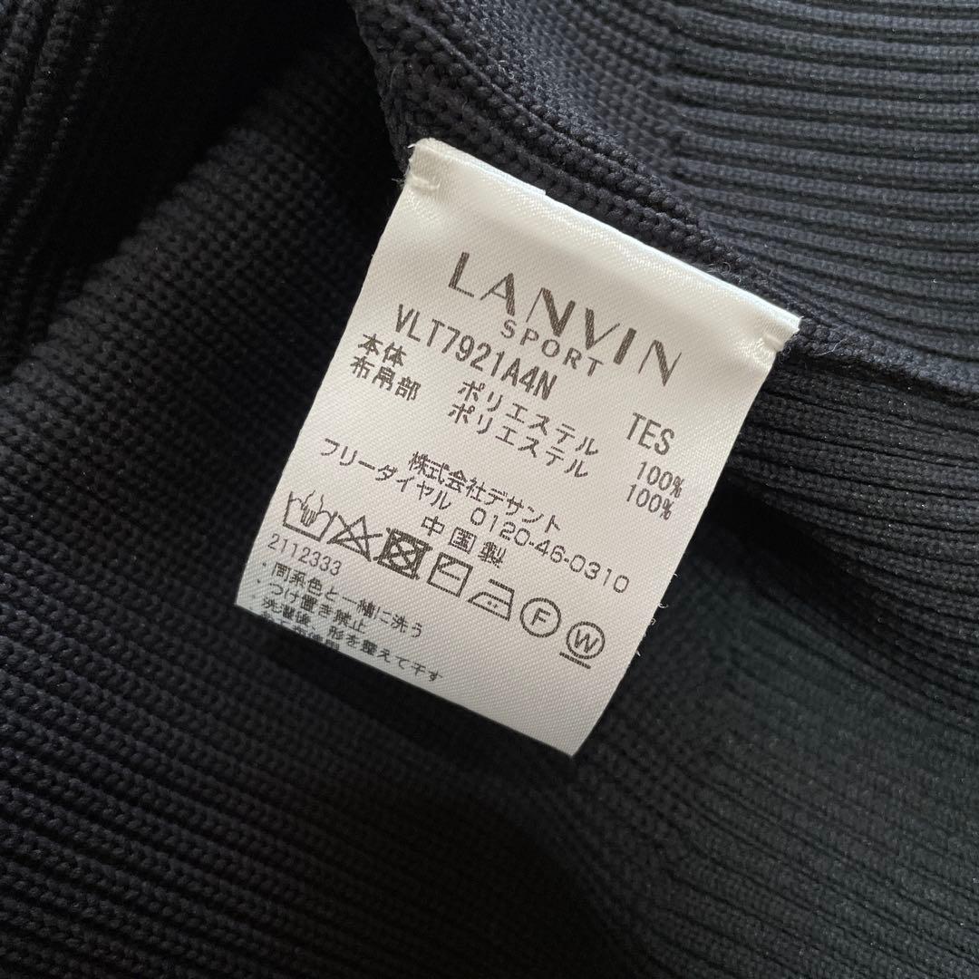 ゴルフウェア【LANVIN sport】袖切替リブワンピース　長袖ワンピース42