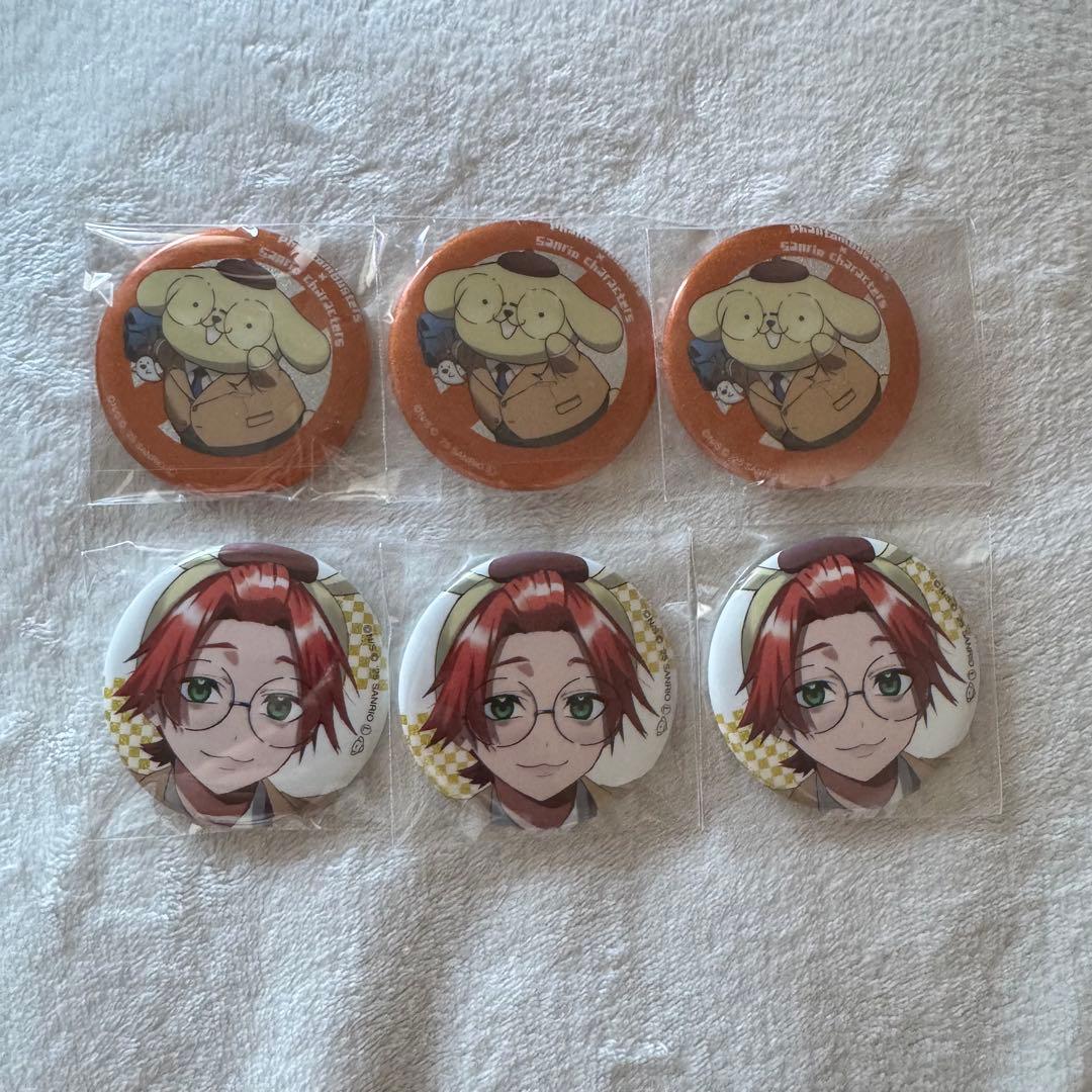 ファントムバスターズ ファンバス 是岸 缶バッジ プリン ファボテリア