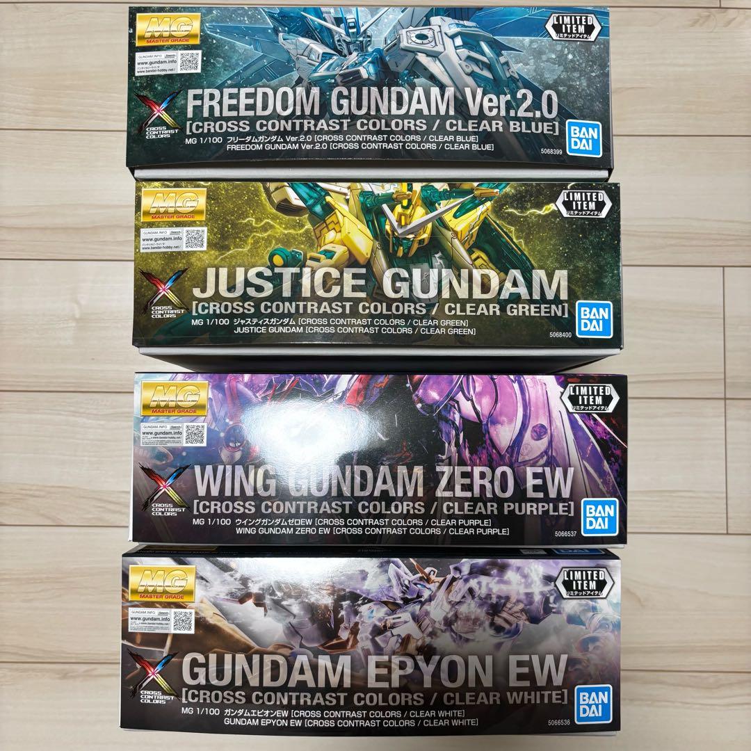 MG 1/100 CROSS CONTRAST COLORS 4体セット