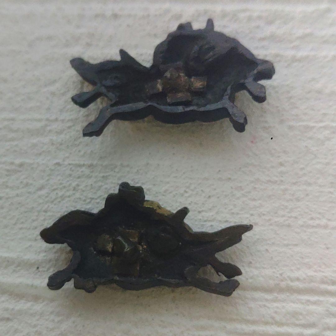 目貫　騎馬　刀装具　侍　武者　脇差し　ア12