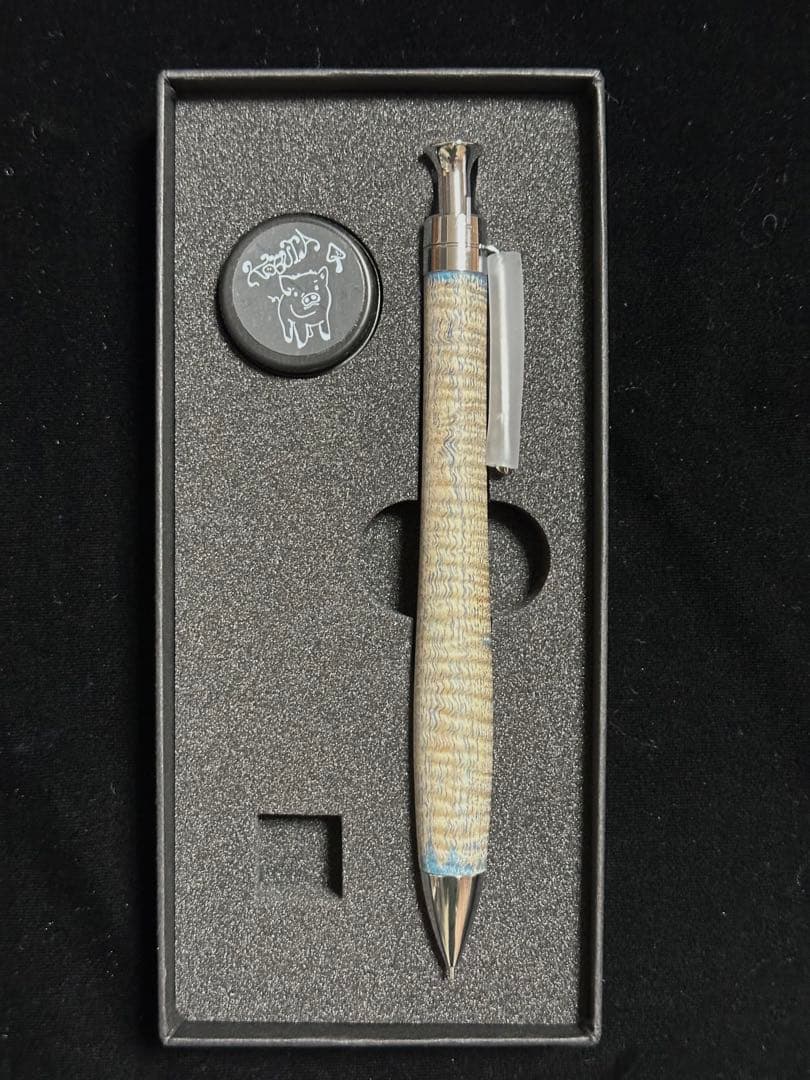 こぶた工房 シャープペンシル 栃 スタビライズドウッド 極上杢 0.5mm