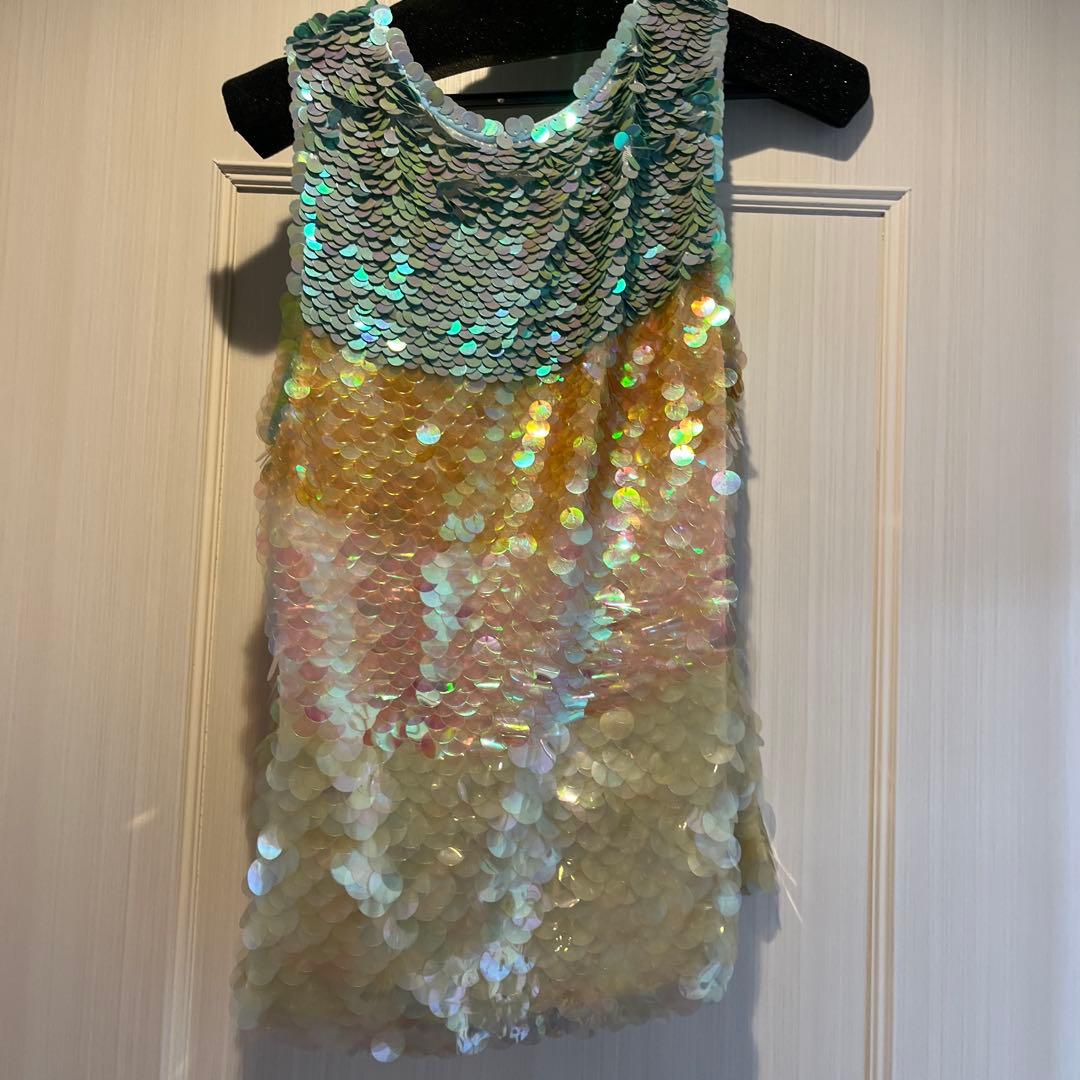 MOSCHINO スパンコールタンクトップ