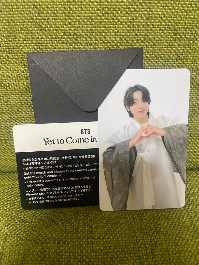 bts yet to come釜山 ラキドロ トレカ　グク BTS トレカ ジョングク 釜山 ラキドロ yet to come BTS yet to come