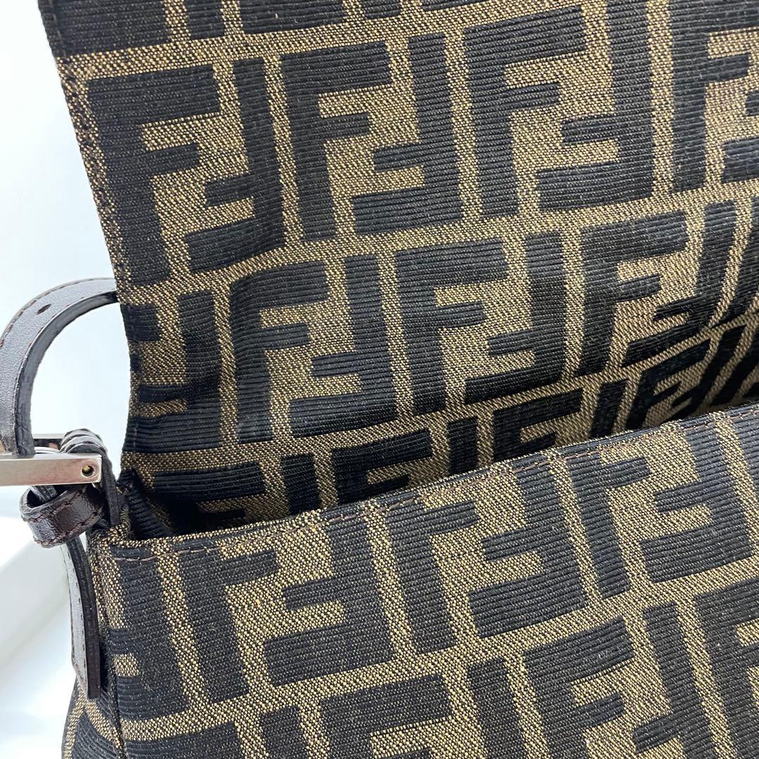 【TK】FENDI フェンディ マンマバケット ワンショルダーバッグ ズッカ柄