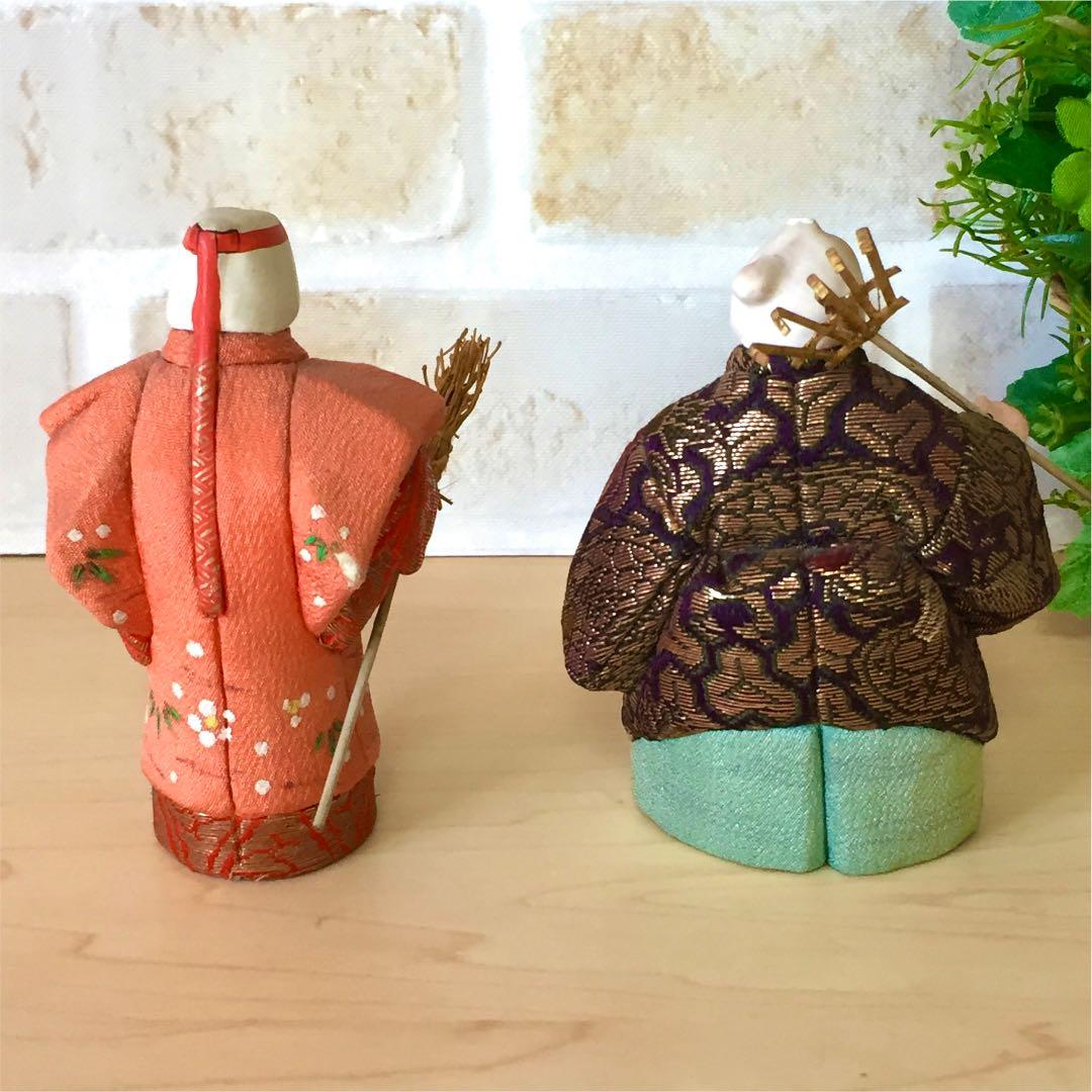 高砂人形 木目込み人形 翁と媼 2体セット - メルカリ