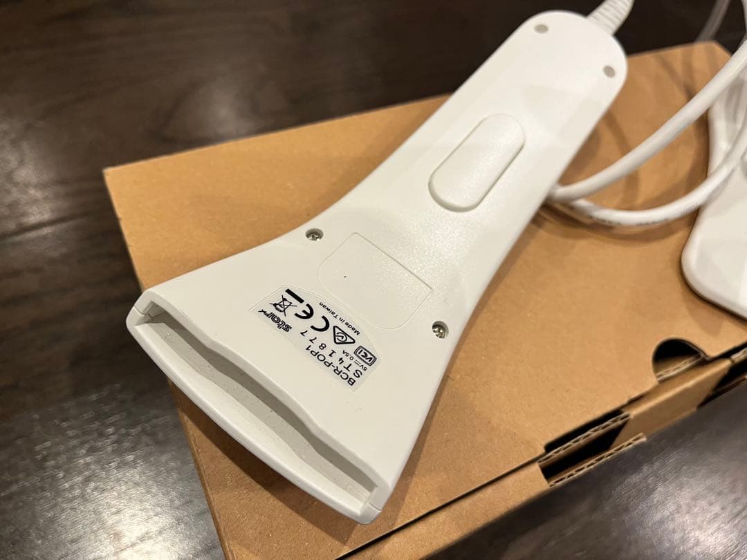 スター精密mPOP用バーコードスキャナー(リーダー) BCR-POP1 WHT