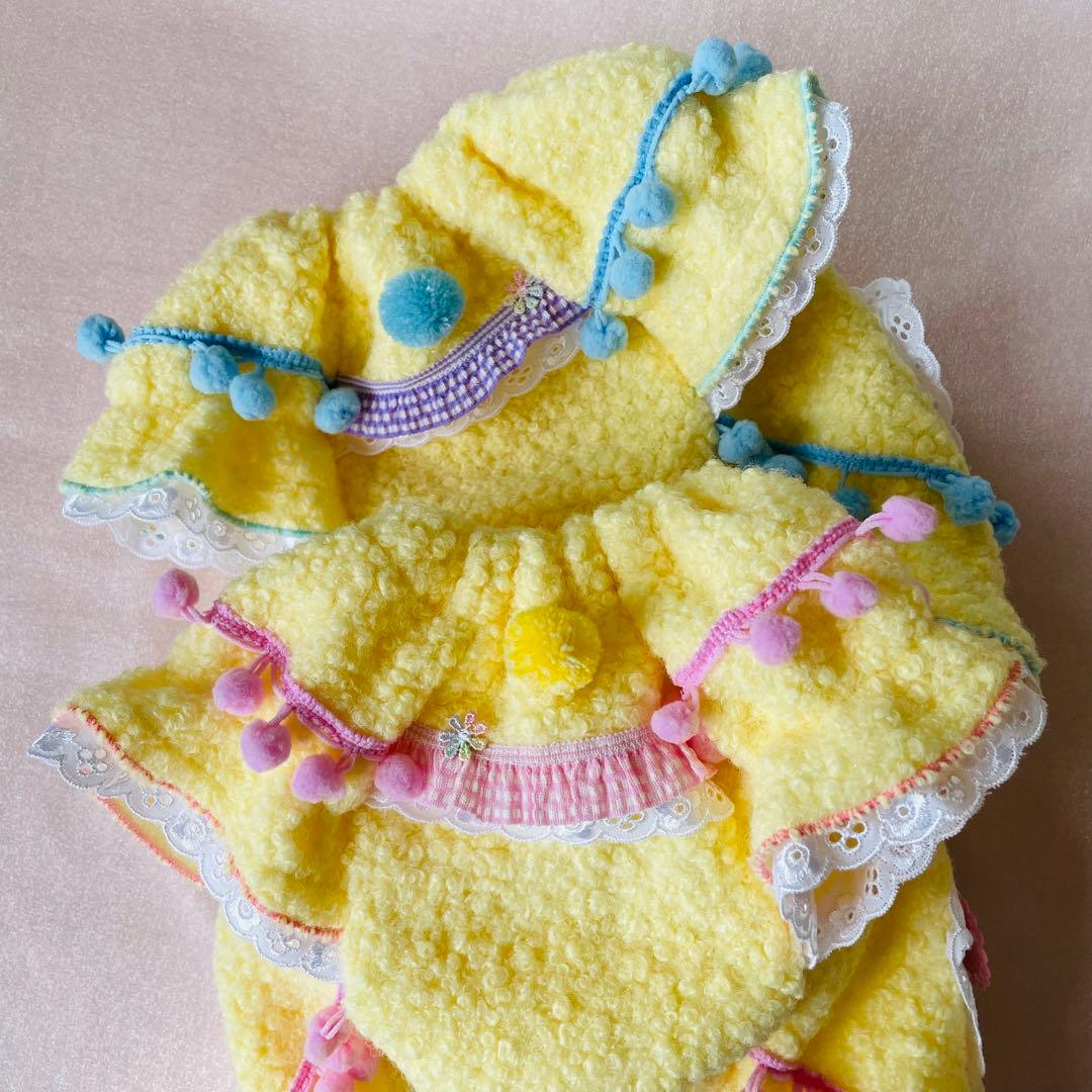 くるくるシープボアのベビちゃんチュニック犬服ハンドメイド♡オーダー