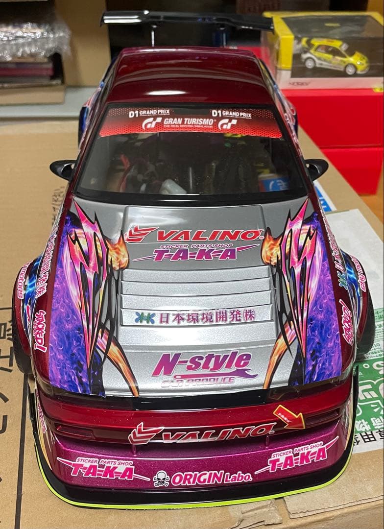 1/10 アディクション　S13 シルビア V8 2024中村直樹　未使用ボディ