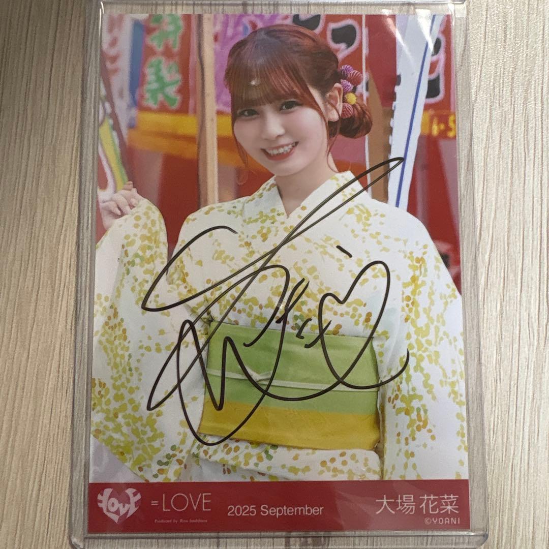 イコラブ 内緒バナシ 生写真 直筆 大場花菜 - メルカリ