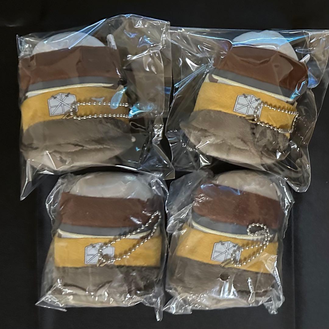 進撃の巨人 エレン もちころりんぬいぐるみマスコット もちころりん 4点セット