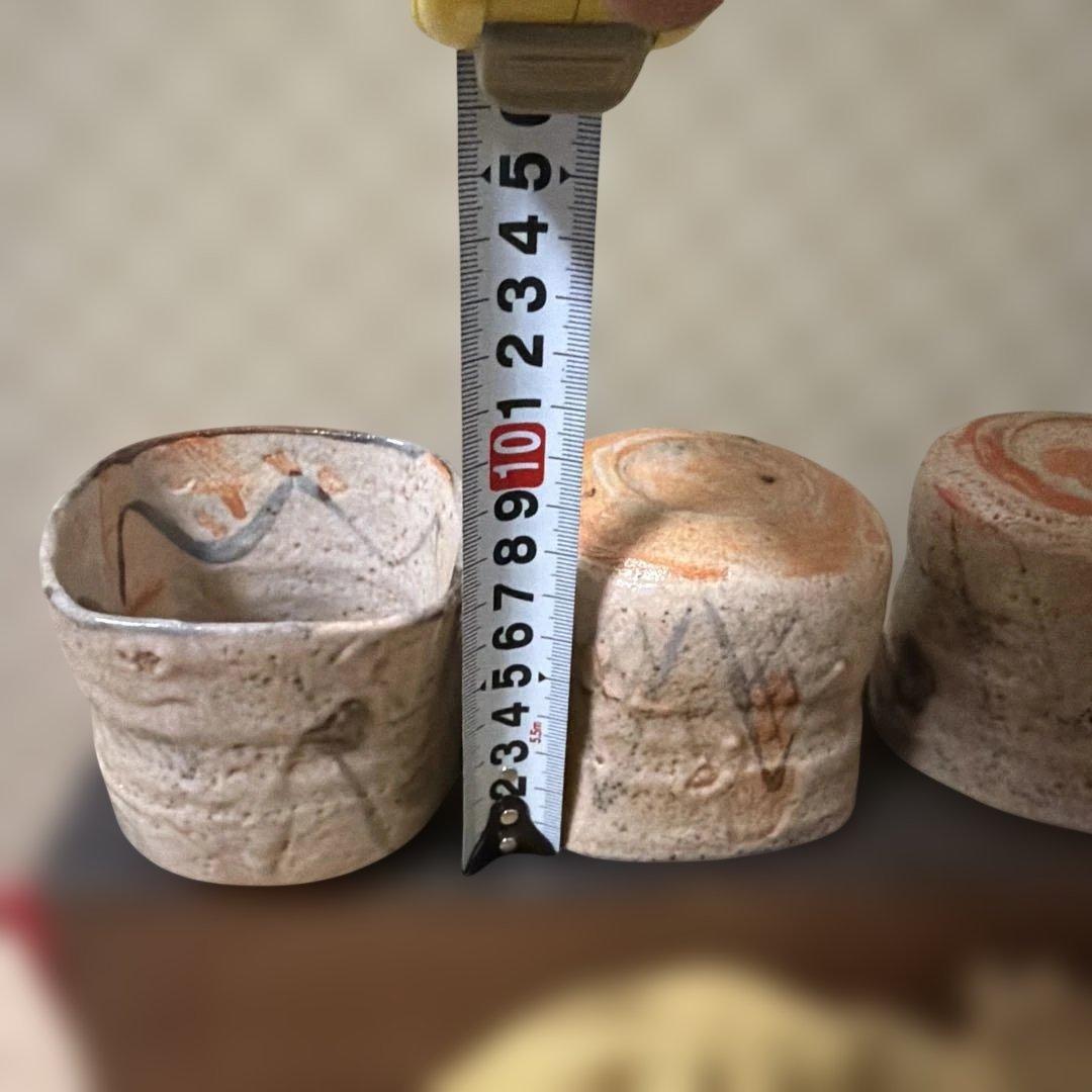 江戸時代 絵志野 向付 五客 無傷 茶碗 時代保管箱 - メルカリ