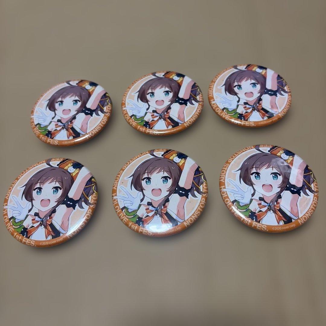 6個セット】ホロライブ 夏色まつり ノンストップストーリー 缶バッジ