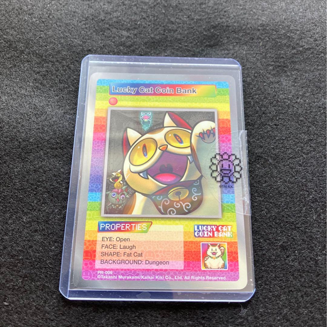Lucky Cat Coin Bank」 作品展村上隆 プロモカード