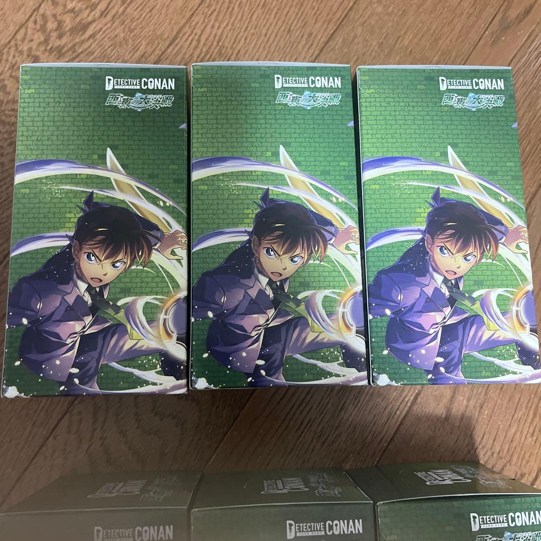 名探偵コナン カードゲーム 西と東の大決戦 テープ付き 未開封6box