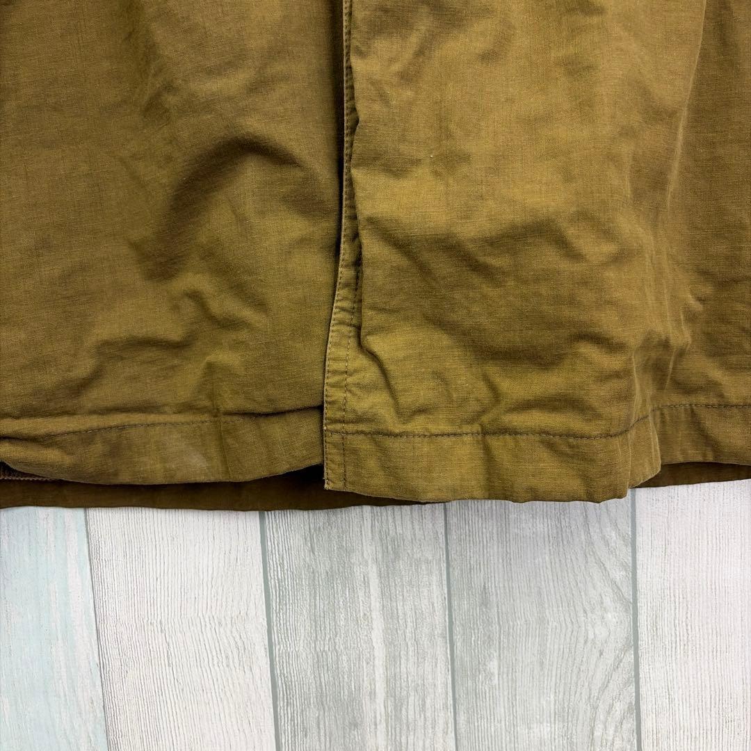 ボルテリーズ イタリア製 ファイヤーマンフックコーデュロイ襟 カーキ