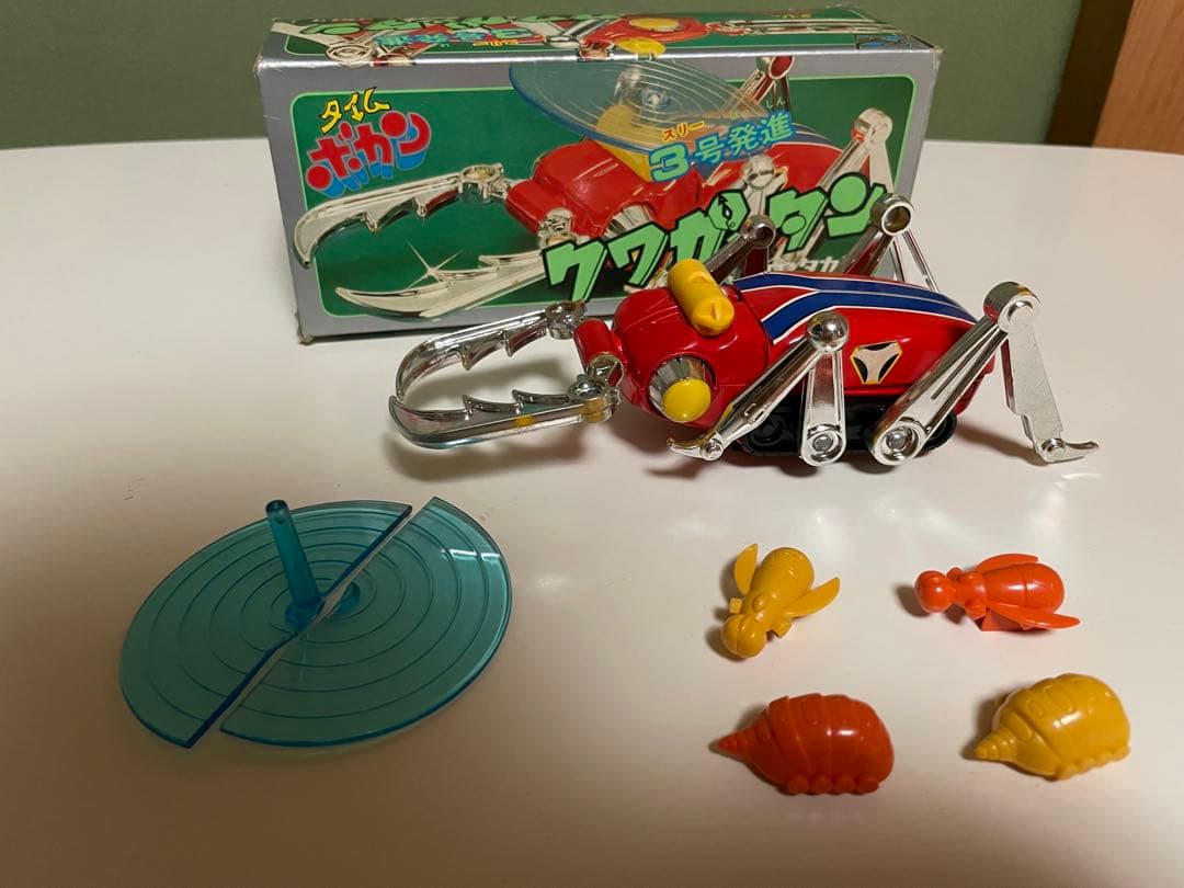 昭和ビンテージ超合金 タカトク DXクワガッタン/タイムボカン