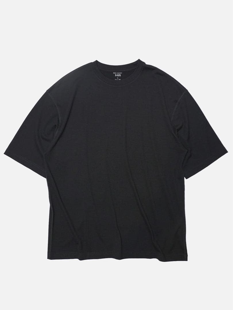 【新品】 DAN Wool Oversized Tee Black 0822. AeroSilver® Oversized Tee - Black – ASRV