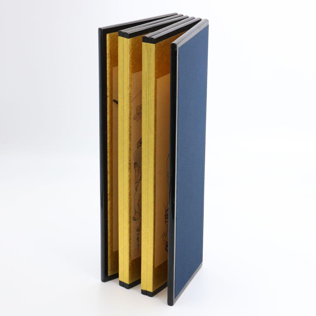 蘆雪金地押貼屏風 長沢芦雪 V278 1F6B