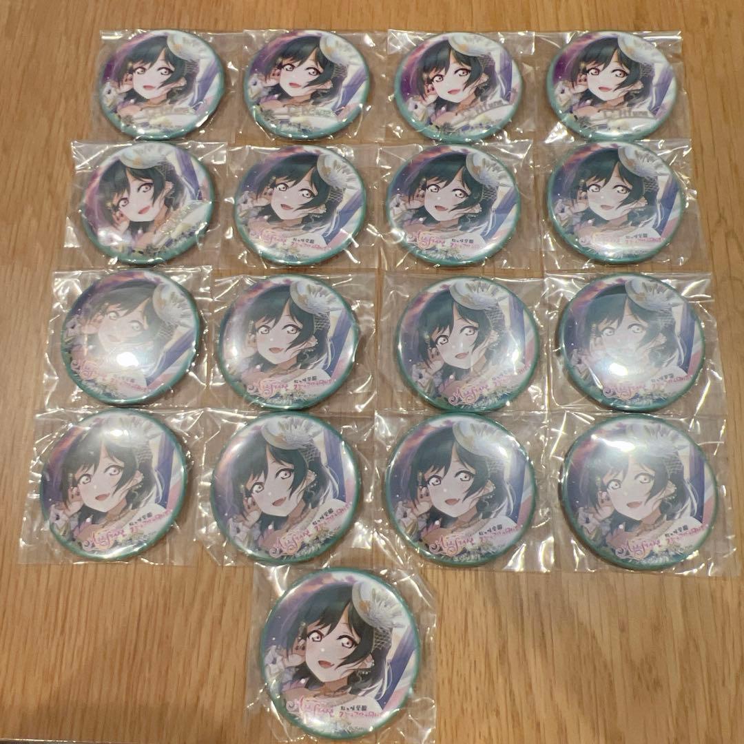 三船栞子 コミケ ラブライブ 虹ヶ咲 C102 ALL STARS 缶バッジ アニメ