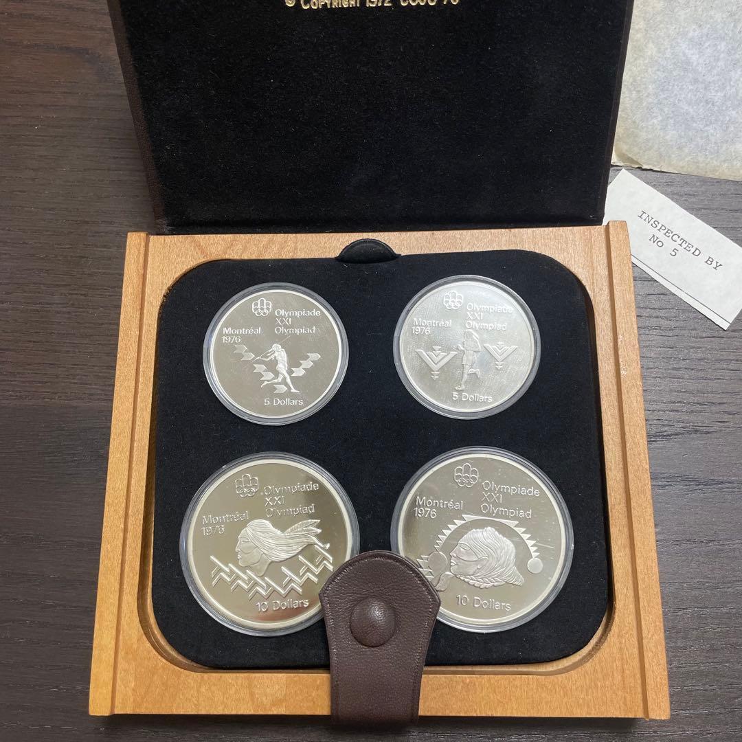 美品】1976年モントリオール オリンピック記念銀貨4枚セット - メルカリ