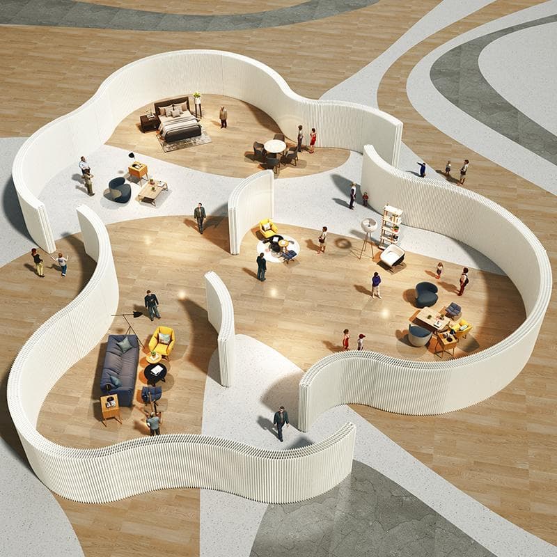 パーテーション 間仕切り長さ1-2m高さ2.2m持ち運び可能 折りたたみ