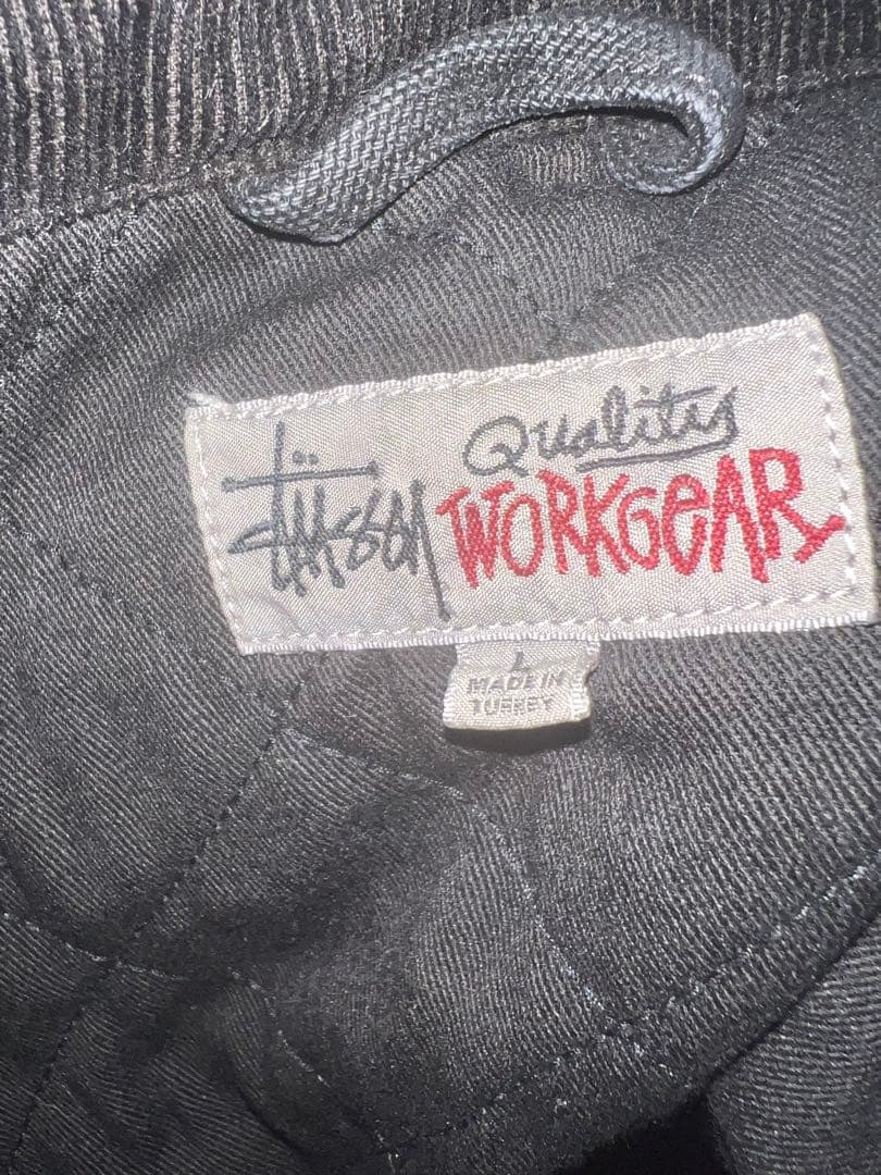 ジャケット・アウター stussy Washed Canvas Shop Jacket l