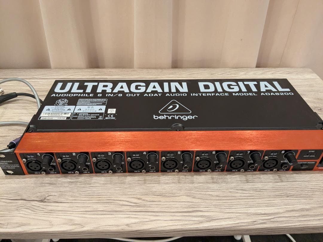 ベリンガー ADA8200｜8chマイクプリアンプ A/D-D/Aコンバーター ベリンガー ADA8200｜8chマイクプリアンプ A/D-D/Aコンバーター - メルカリ