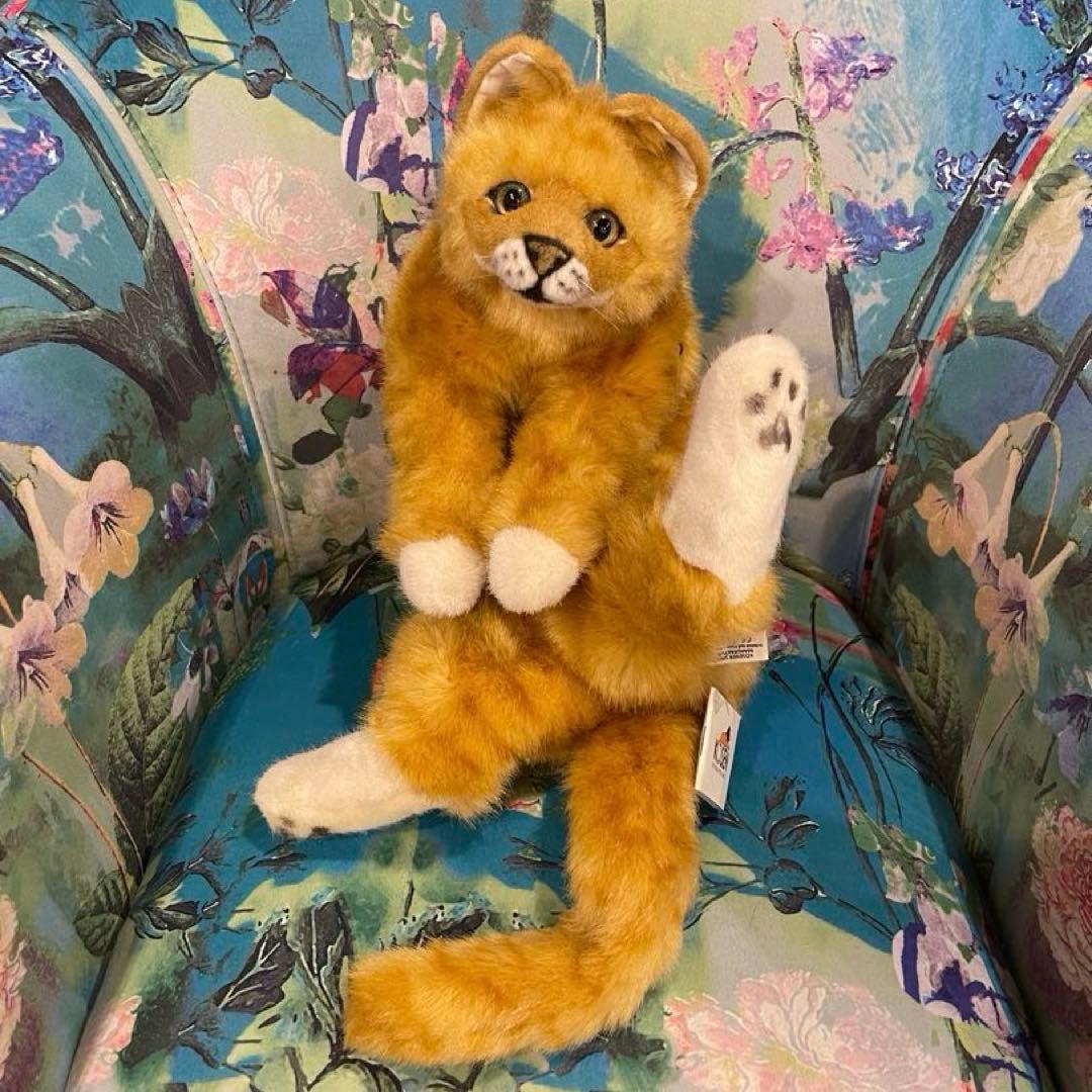 KOSEN ケーセン 寝そべり猫 GINGER CAT,LYING 50cm