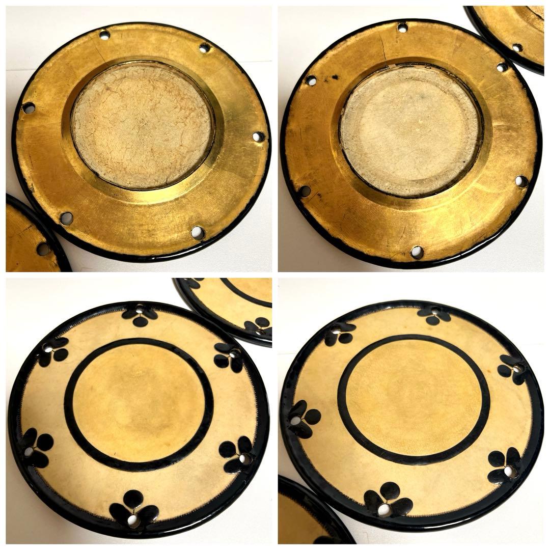 良品】鼓 蒔絵 小鼓 胴 和楽器 漆塗り 伝統芸能 能 歌舞伎 金彩