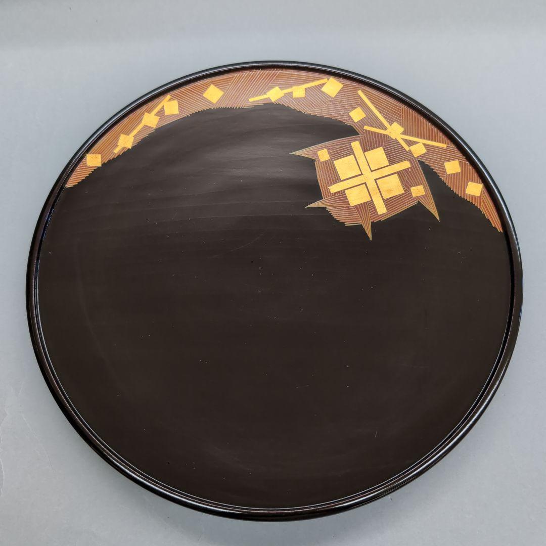 浄法寺絵　菓子盆　神坂祐吉