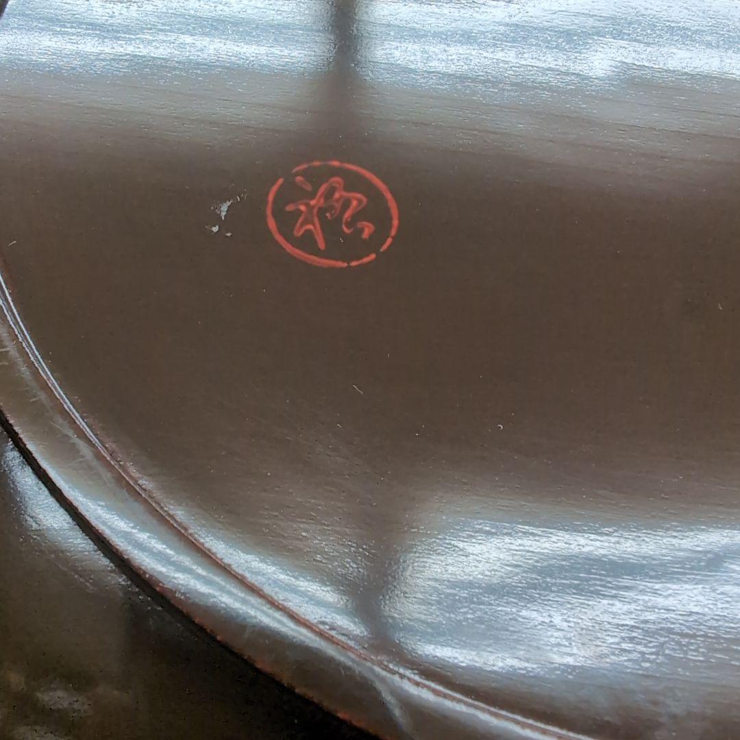 浄法寺絵　菓子盆　神坂祐吉