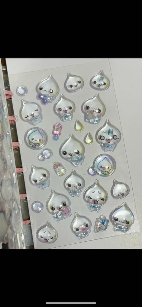 まとめ売り79枚　ボンボンドロップシール プチドロップ　シール帳完成品バインダー