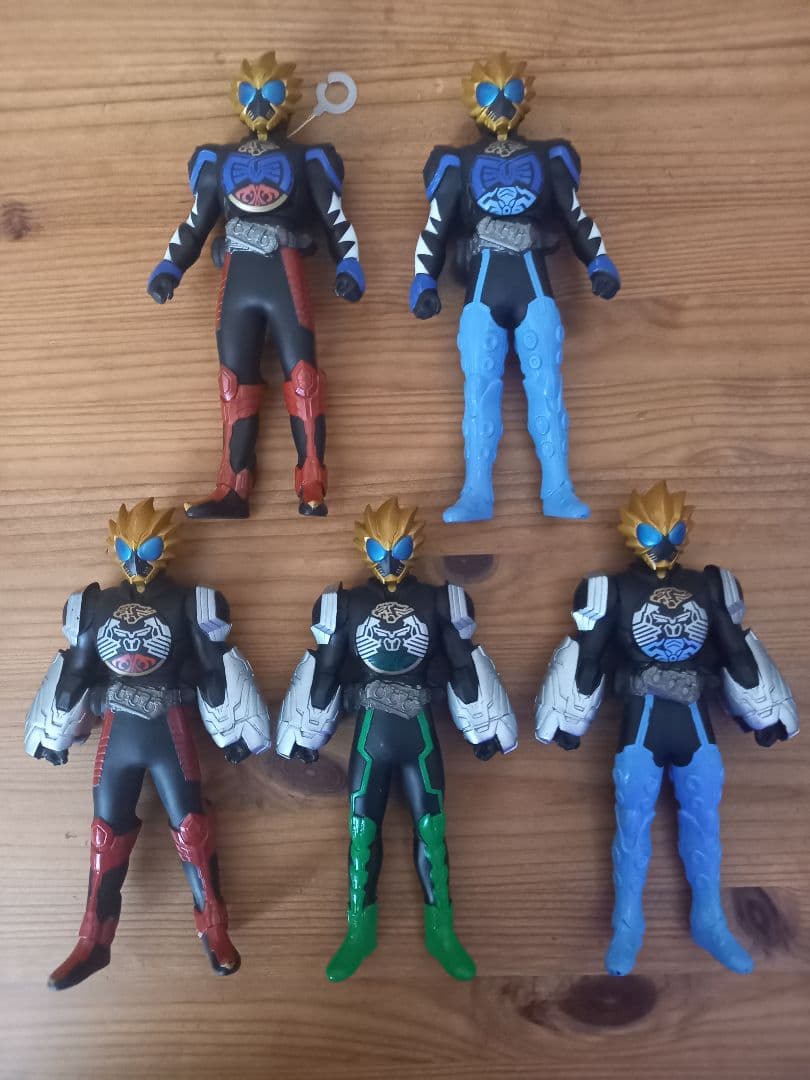 仮面ライダーオーズソフビ14体セット　プレミアムバンダイ限定