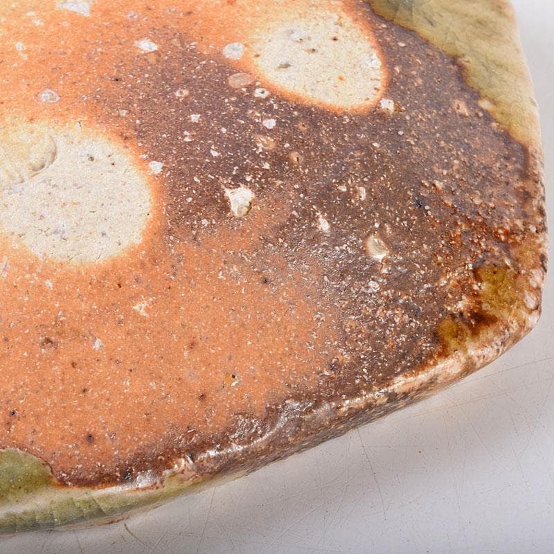 和食器 伊賀焼 西山窯 坂本瀧山作 銘々皿 五客 共箱 V