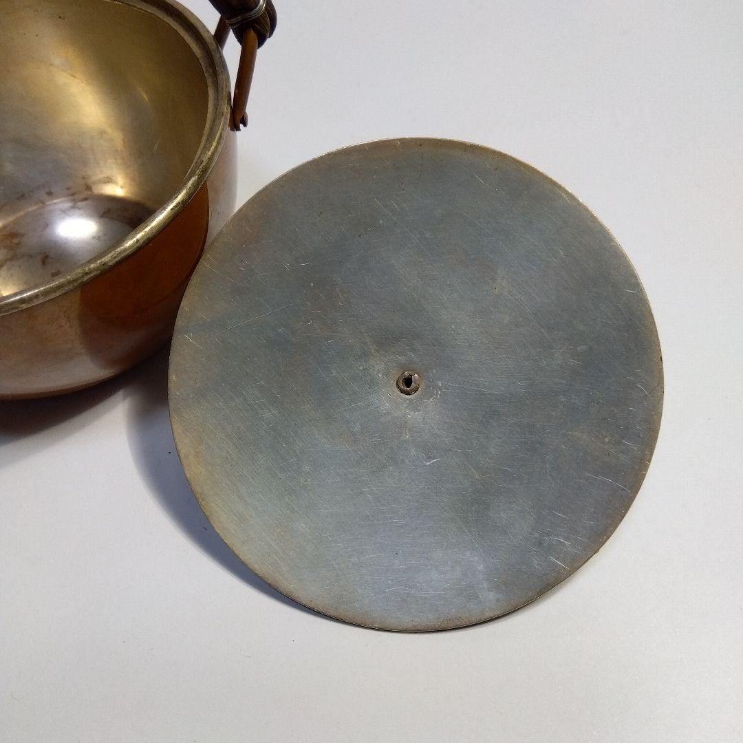 煎茶器 純銀摘付 須赤急須 京都 金谷五郎三郎 共箱 大正期