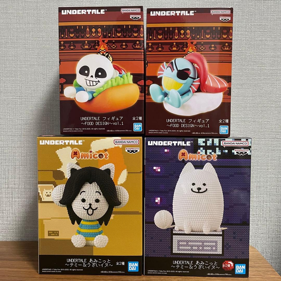 UNDERTALE あみこっと FOOD DESIGN フィギュア 5体セット UNDERTALE